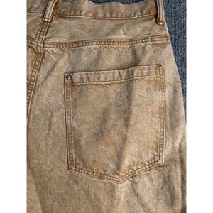 H&M Super Baggy Fit Coupe Ultra Baggy Denim 38x32 *Talón rasgado* Y2K Marrón claro imagen 11