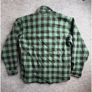 Veste en flanelle épaisse à carreaux Moose Creek, coton homme M, épaisse corvée verte image 8