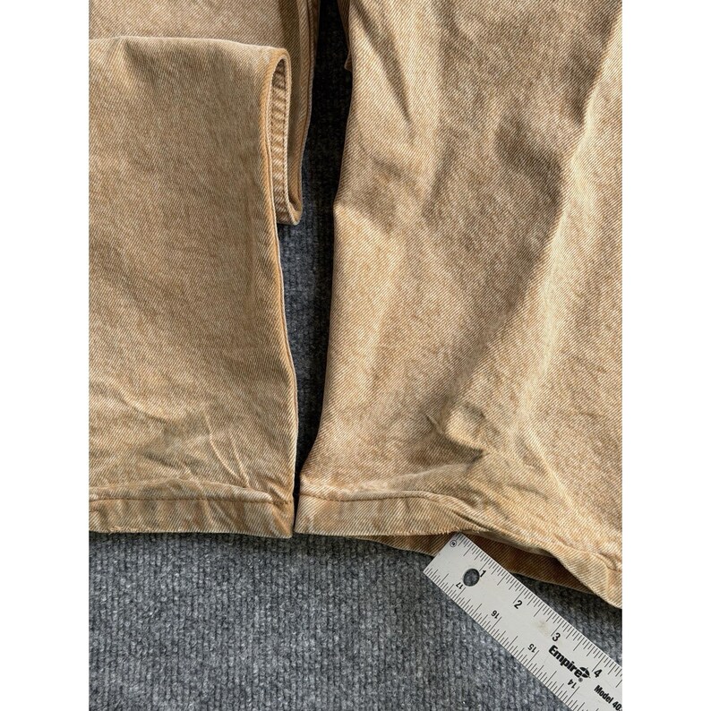 H&M Super Baggy Fit Coupe Ultra Baggy Denim 38x32 *Talón rasgado* Y2K Marrón claro imagen 10
