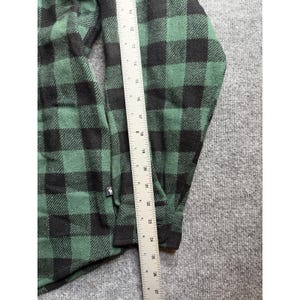 Veste en flanelle épaisse à carreaux Moose Creek, coton homme M, épaisse corvée verte image 5