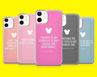 Walt Disney Quotes Phone Case Cover for iPhone 15 14 13 12 11 Xr Samsung S24Ultra,S22, S23FE A54 A34 A15 A14, Pixel 8 8A 7A 7Pro 6A