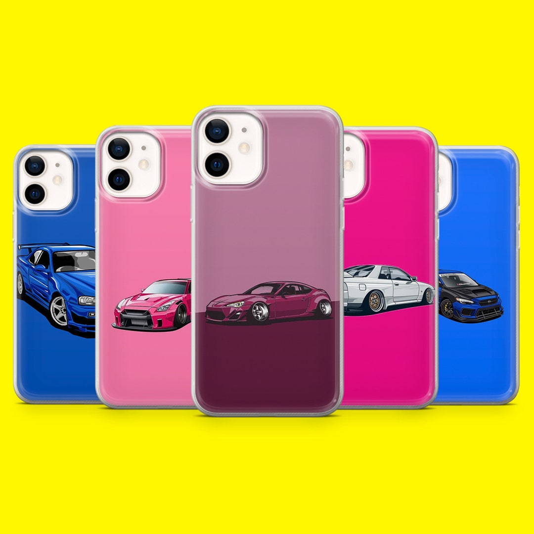 Animated JDM Car Phone Cover for iPhone 15 14 13 12 11 Etsy