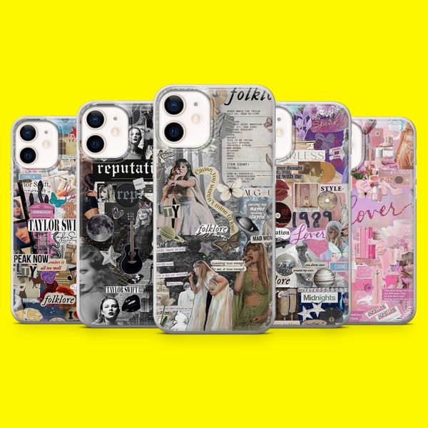 Taylor Popstar Folklore Phone Cover for iPhone 15 14 13 12 11 Xr Samsung S24Ultra,S22, S23FE A54 A34 A15 A14, Pixel 8 8A 7A 7Pro 6A