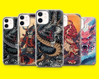 Japanese Folklore Fantasy Realm Phone Cover for iPhone 15 14 13 12 11 Xr Samsung S24Ultra,S22, S23FE A54 A34 A15 A14, Pixel 8 8A 7A 7Pro 6A