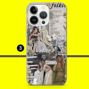 Coque de téléphone folklorique Taylor Popstar pour iPhone 15 14 13 12 11 Xr Samsung S24Ultra, S22, S23FE A54 A34 A15 A14, Pixel 8 8A 7A 7Pro 6A 3