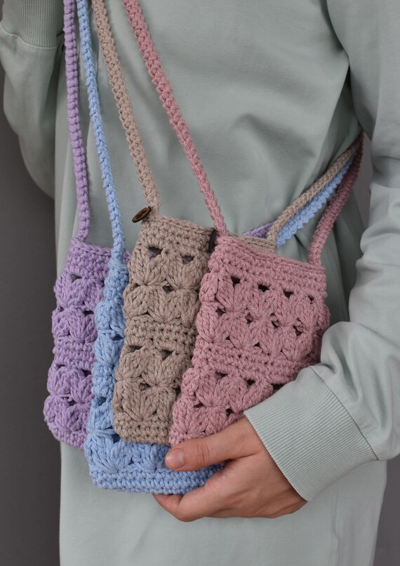 crochet cell phone pouch