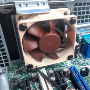 Low Profile PCI Fan Mount for 60mm Fans with Screw Inserts