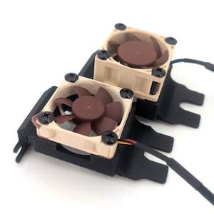 Low Profile PCI Fan Mount for 40mm Fans with Screw Inserts