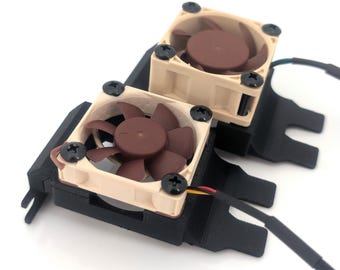 Low Profile PCI Fan Mount for 40mm Fans with Screw Inserts