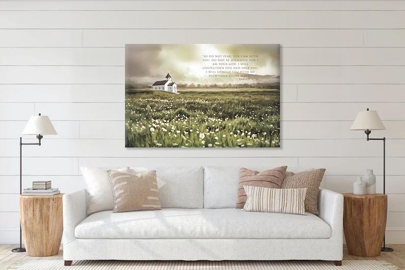 Bible Wall Art Christian Decor, Faith-inspired Scripture Art, Spiritual ...