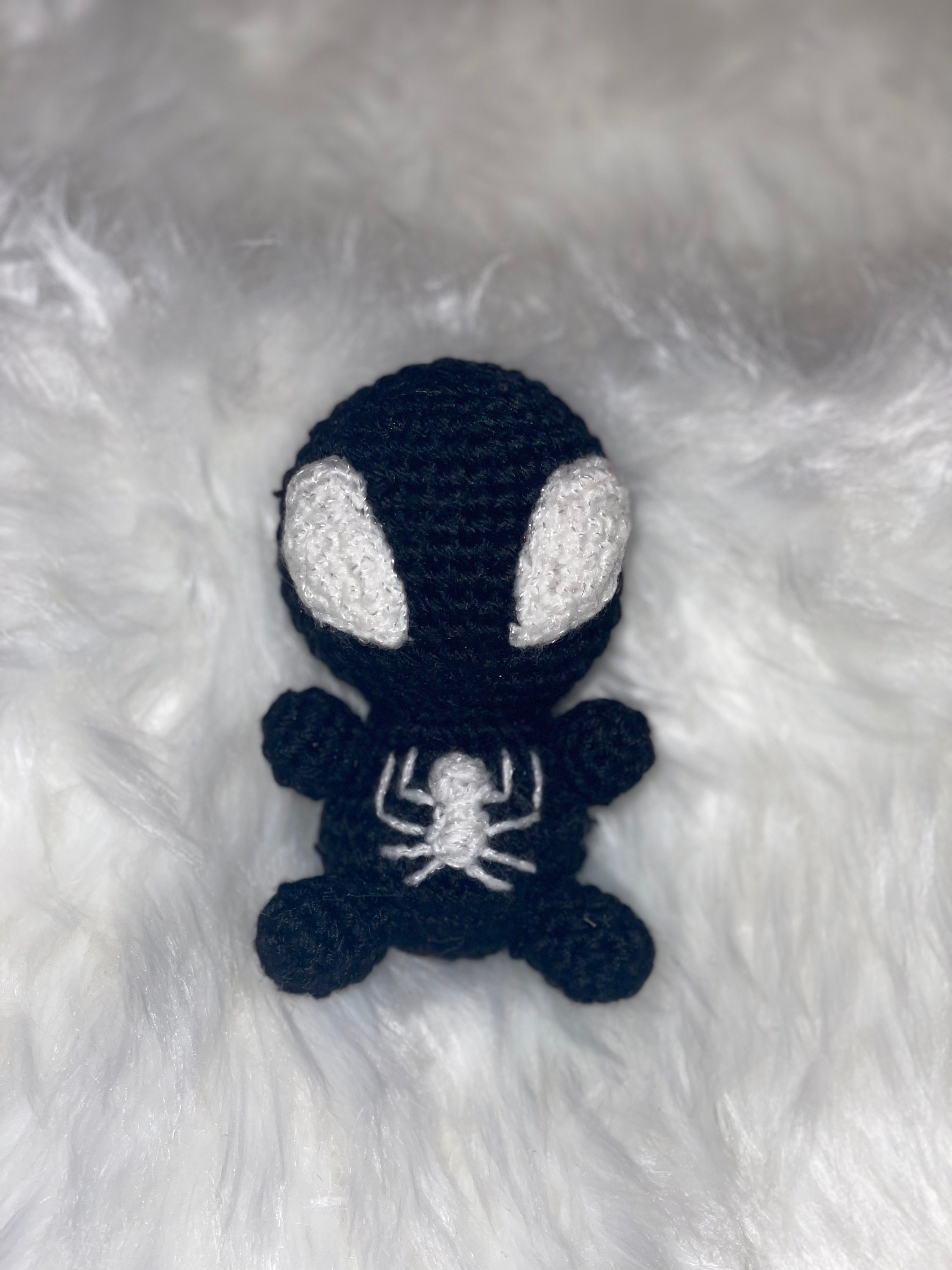Venom Spider Chibi Amigurumi Crochet Pattern Tutorial Kawaii Toy Plush