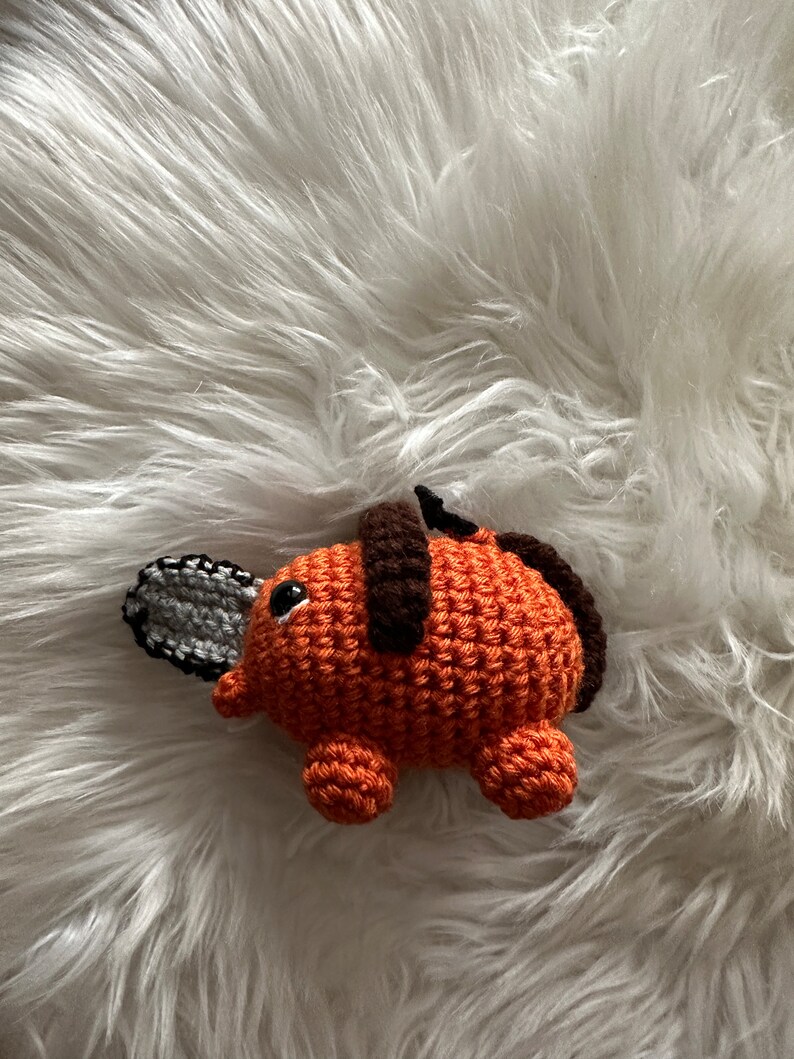 Pochita Chainsaw Man Crocheted Amigurumi Doll Etsy Australia