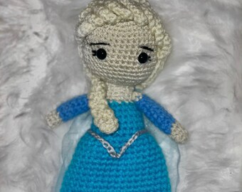 Elsa - Frozen Crocheted Amigurumi Doll