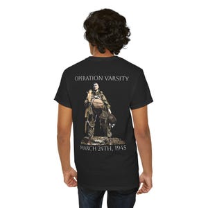 17th Airborne Paratrooper T-Shirt Unisex Heavy Cotton Tee
