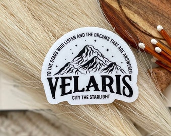 ACOTAR Velaris Sticker | City of Starlight | Bookish Stickers | Kindle Stickers | ACOTAR Merch | To The Stars Who Listen | Tumbler Stickers