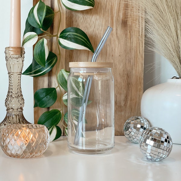 Sky Blue Glass Straw, 8" | Glass Straws | Iced Coffee Straws | Reusable Straws | Thick Glass Straws | Eco-Friendly Straw | Clear Glass Straw