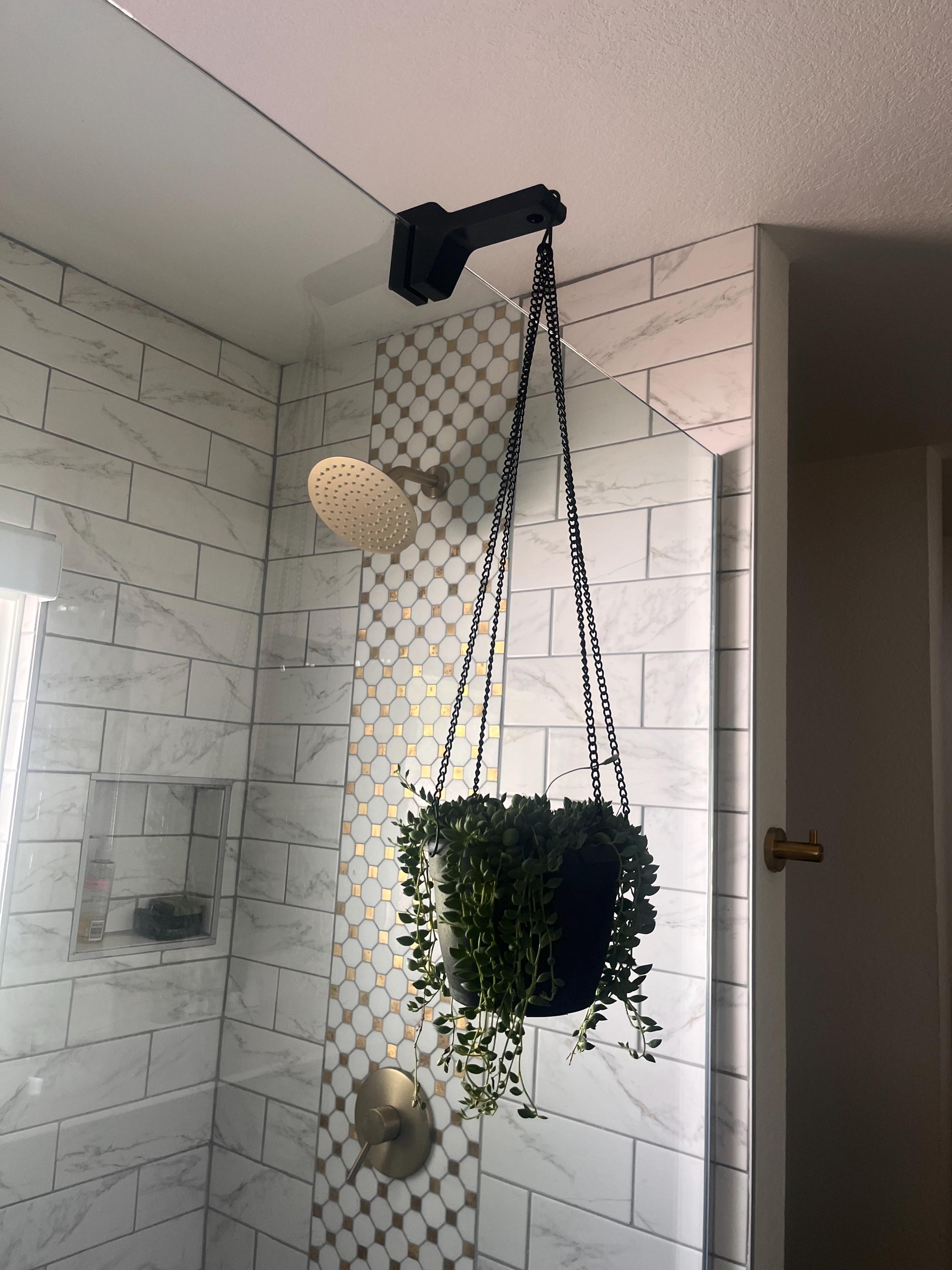 Shower Plant Hanger - NOW Available for Metal Edged Showers! - Etsy