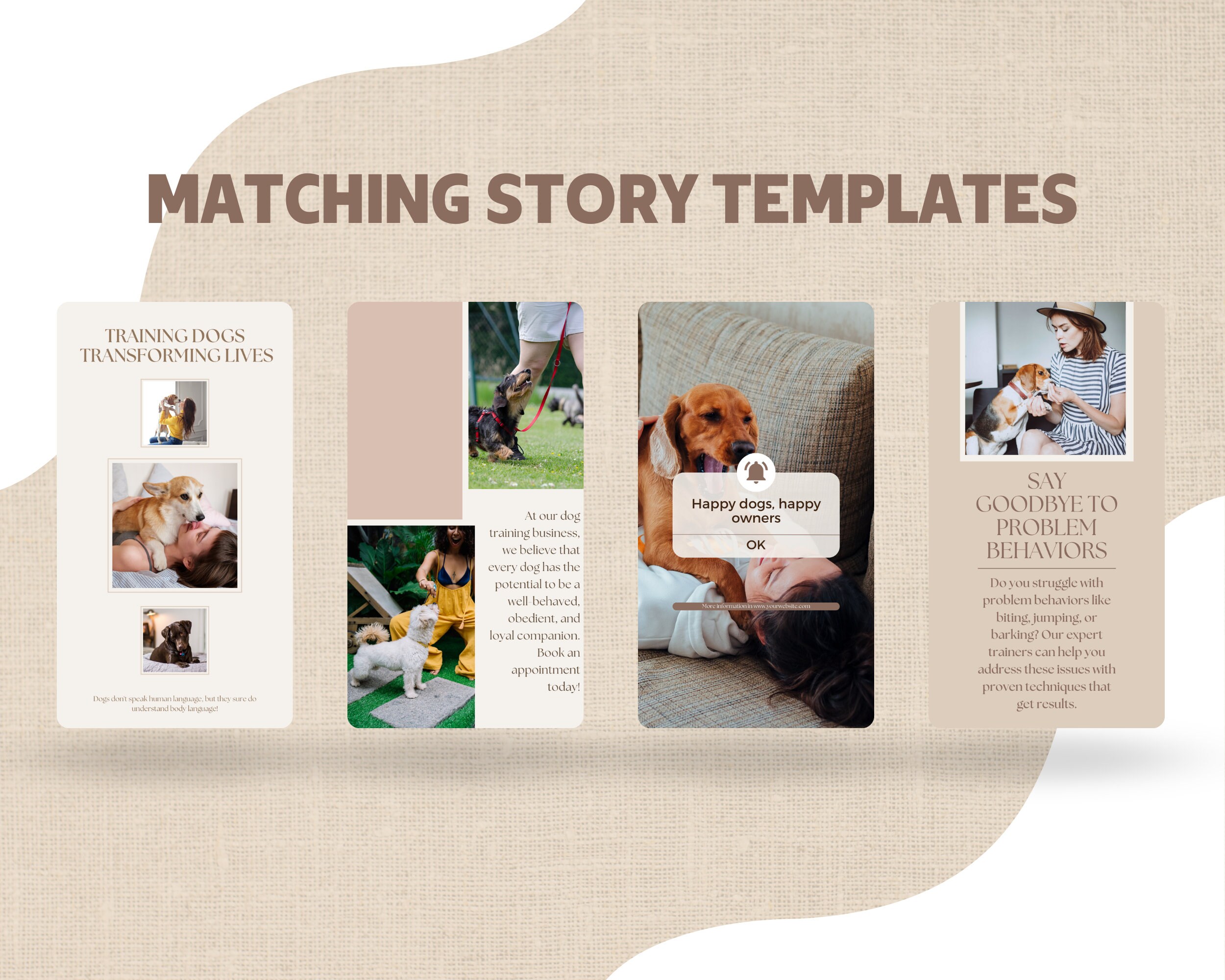 Dog Training Instagram Post Template Social Media Posts for Etsy