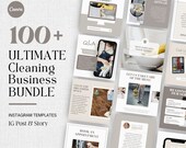 Cleaning Business Instagram Post Template, Editable Social Media Posts for Professional Cleaner, Cleaning Service Marketing, Ready to Post