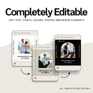 Physiotherapy Bundle: Social Media Templates, Flyers, Business Cards, Website, Reels (Editable Bundle for a Physiotherapist) image 10