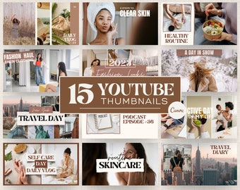 Youtube Thumbnail Template, Youtube Brand Kit, Youtube Template Canva, Youtube Branding Kit, Youtube Template, Youtube Channel Kit