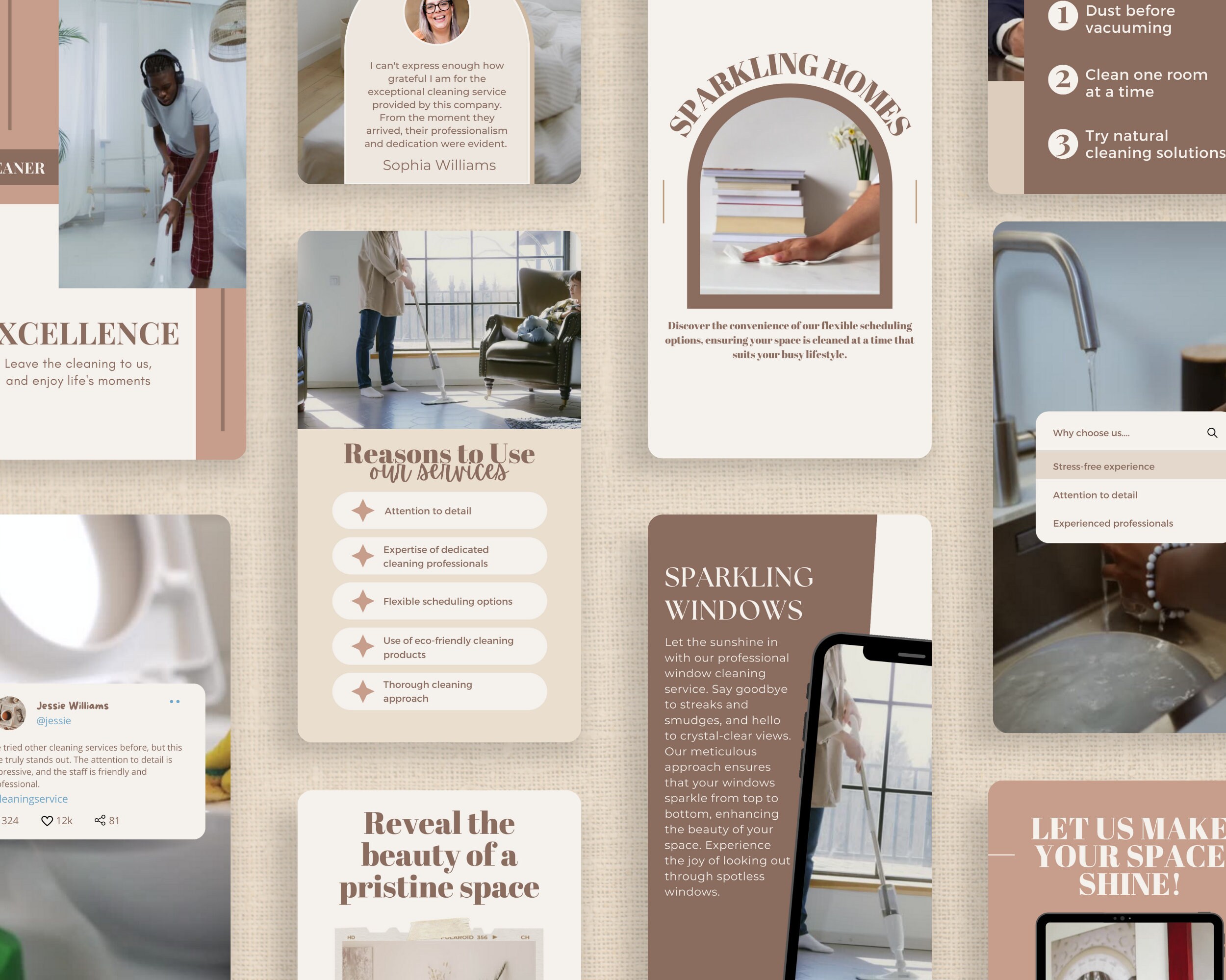 Cleaning Business Instagram Reels Template, Editable Social Media Reels for Professional Cleaner ...