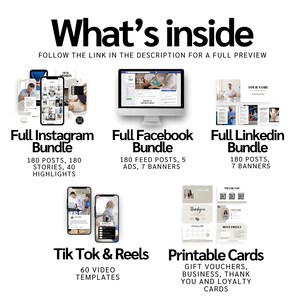 Physiotherapy Bundle: Social Media Templates, Flyers, Business Cards, Website, Reels (Editable Bundle for a Physiotherapist) image 3