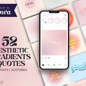 Gradient Instagram, Aura Quotes, Spiritual Instagram, Mystical Canva Template, Healer Instagram, Celestial Insta Posts, Positive Affirmation