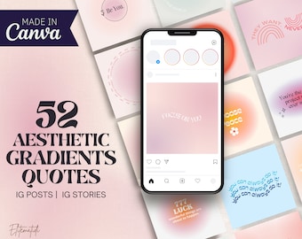 Gradient Instagram, Cytaty Aury, Duchowy Instagram, Mistyczny Szablon Canva, Uzdrowiciel Instagram, Niebiańskie Posty Insta, Pozytywne Afirmacje