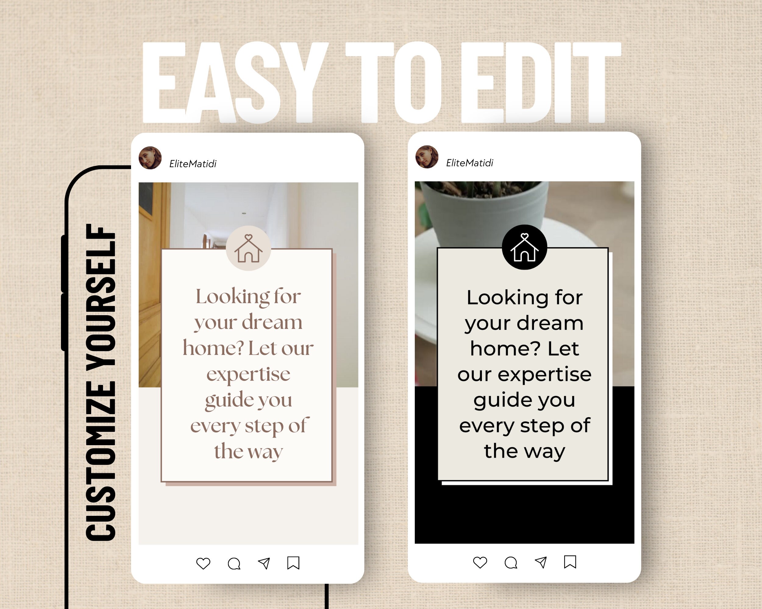 Real Estate Instagram Reels Social Media Marketing Template For