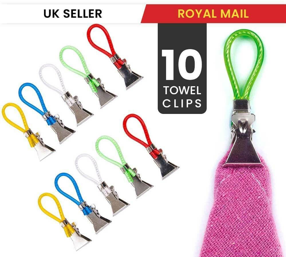10 pcs multicolour towel clips hanging hooks clips for hanging Etsy