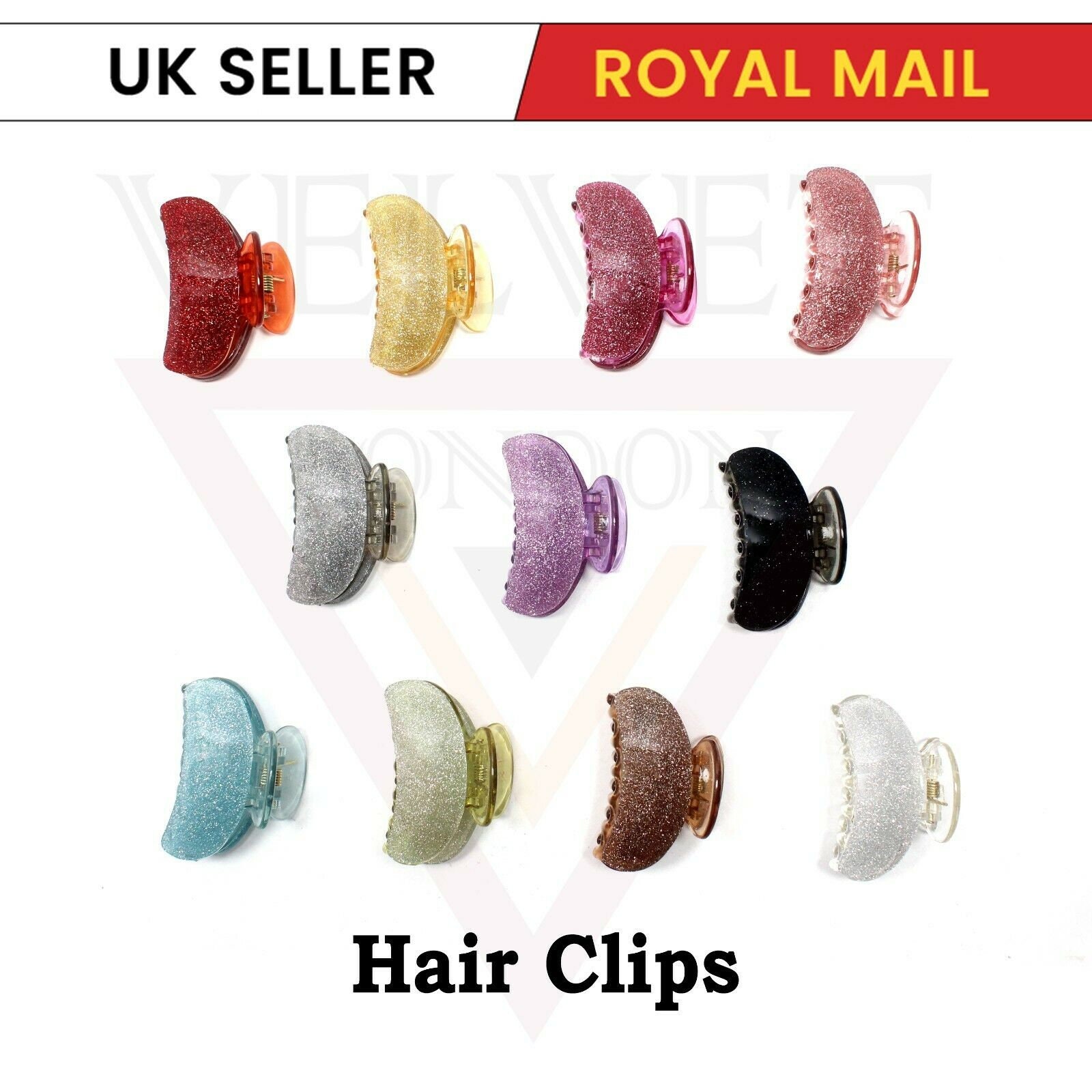 Glitter hair clamps hair clips mini claw clips non slip grip Etsy