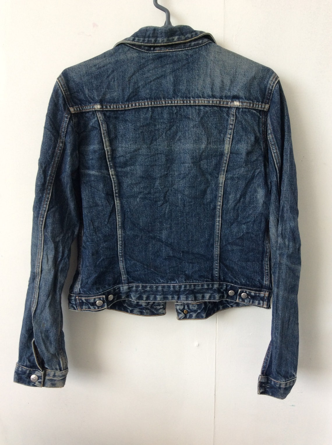 Vintage diesel 80s 90s denim jeans jacket Small design D41 | Etsy
