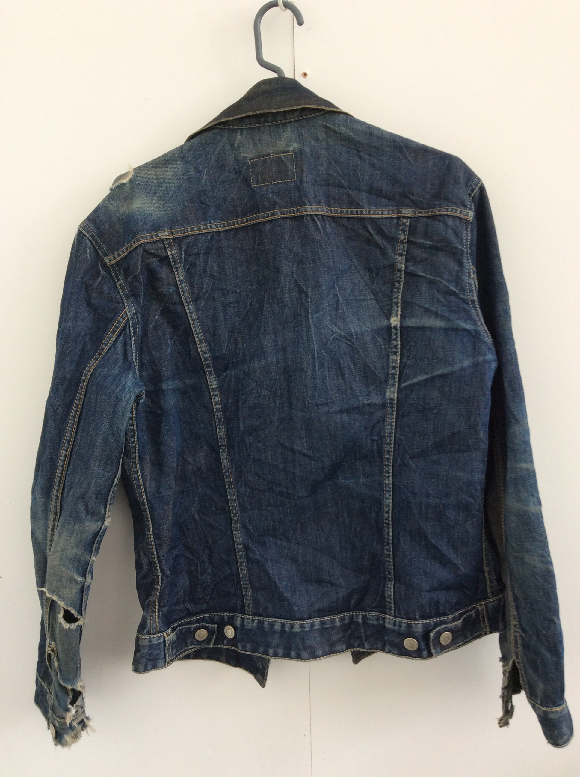 Vintage Levi's Levis Levi trucker 80s denim jeans jacket L | Etsy