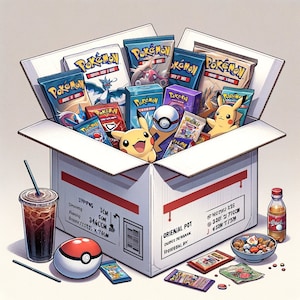 Pokemon Mystery Box Gift With Rare Cards Request Any Pokemon Theme image 1