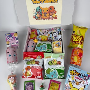 Caixa de lanches divertida e acessível de Pokémon
