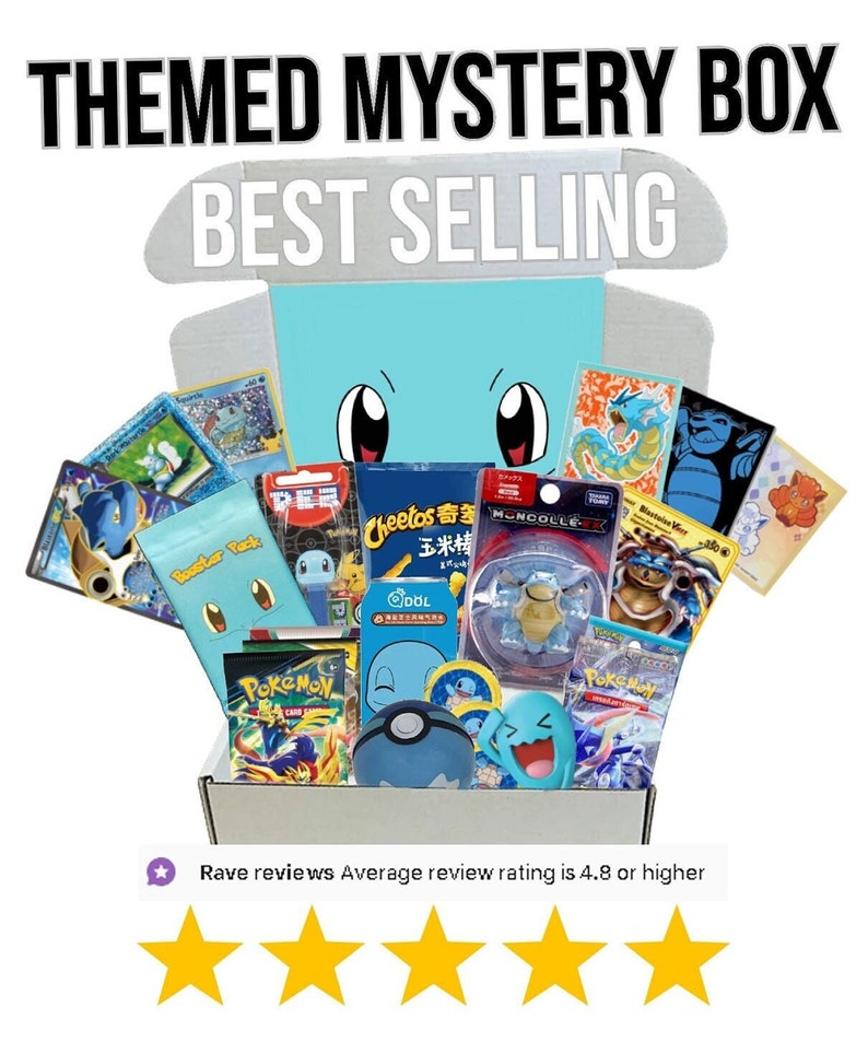 Pokemon Mystery Box Gift With Rare Cards Request Any Pokemon Theme image 2