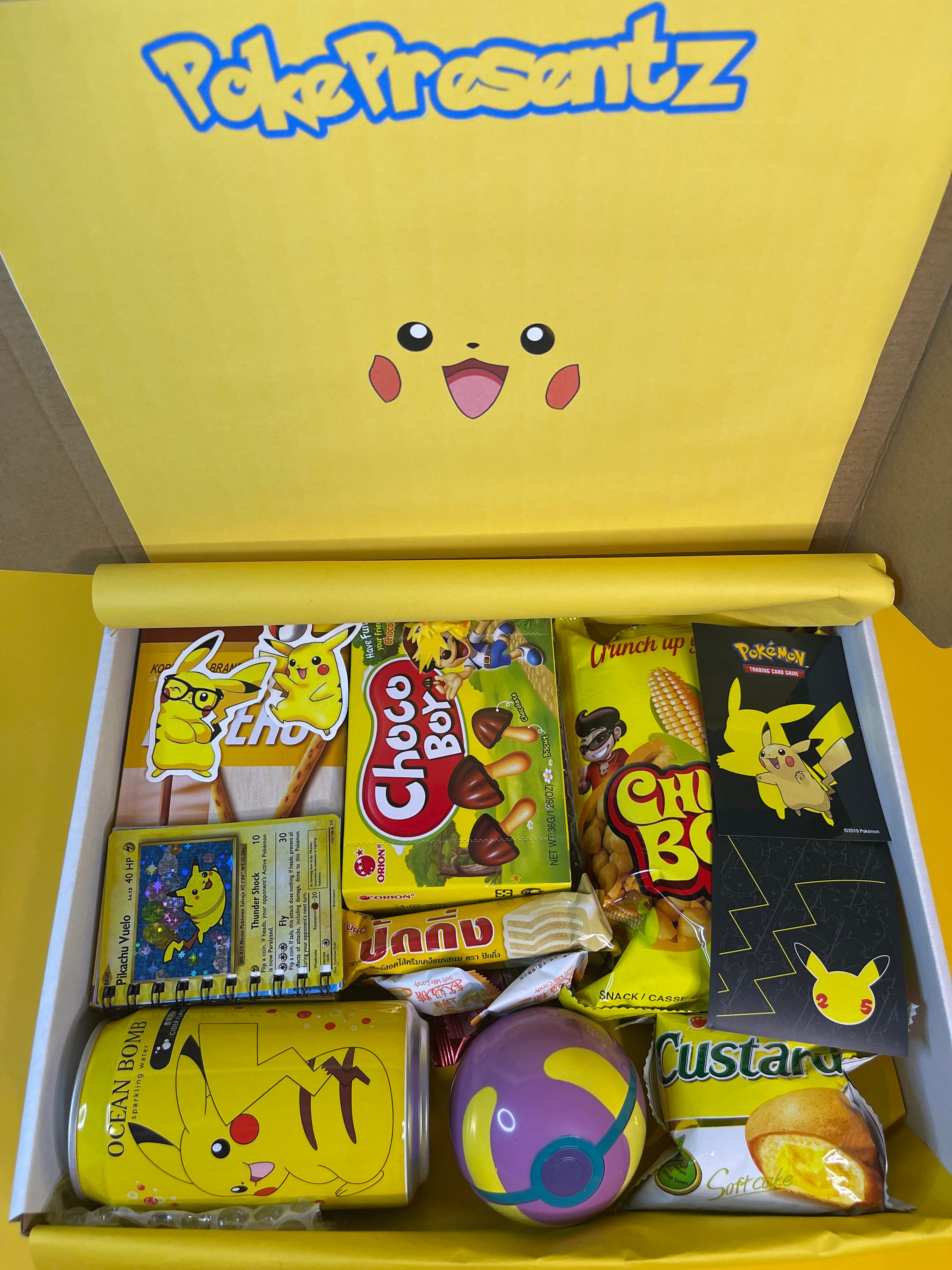 Pokemon Mystery Box Gift With Rare Cards Personalized Theme Etsy UK