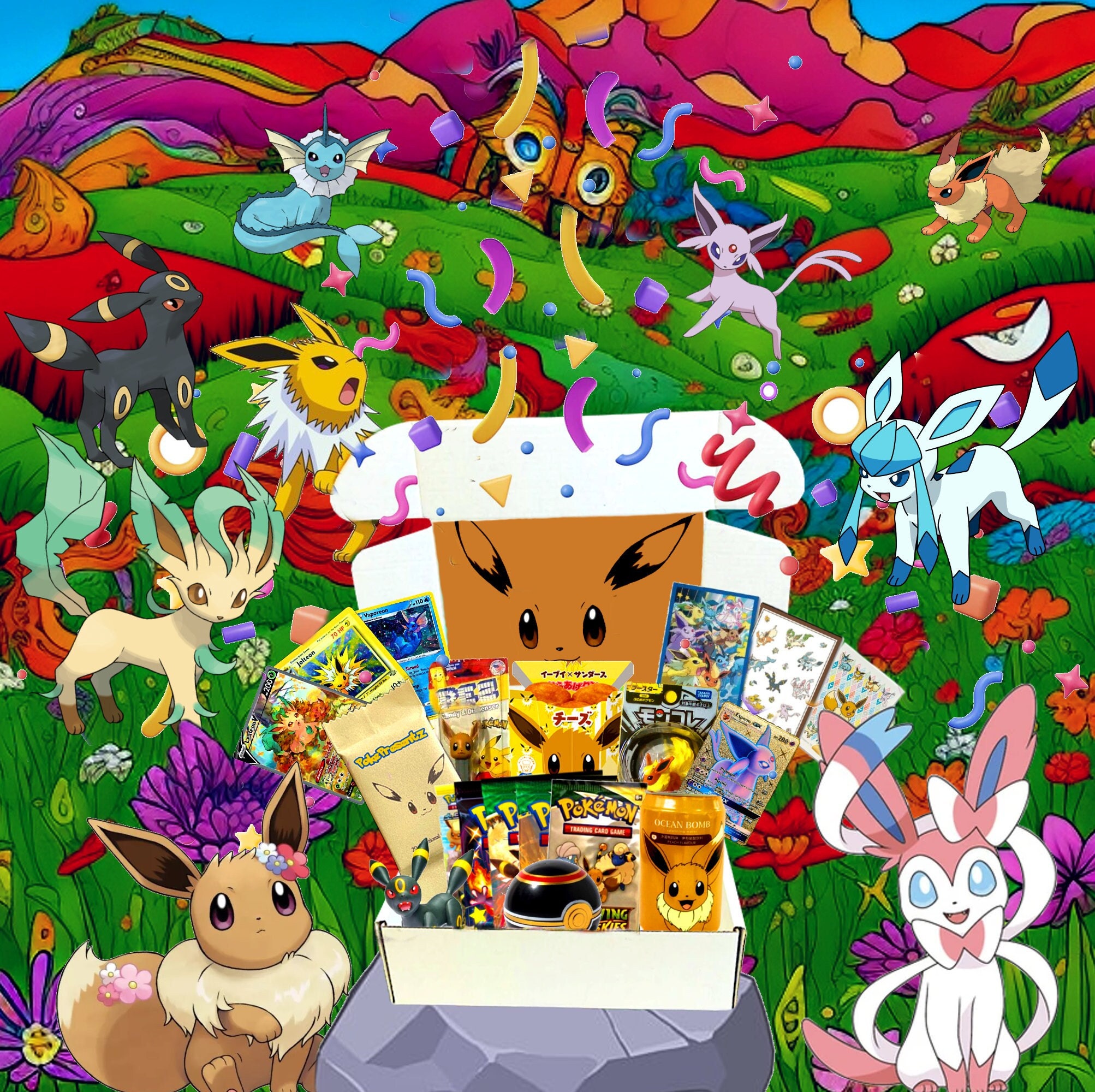 Coffret cadeau Pokemon - Colourful Characters
