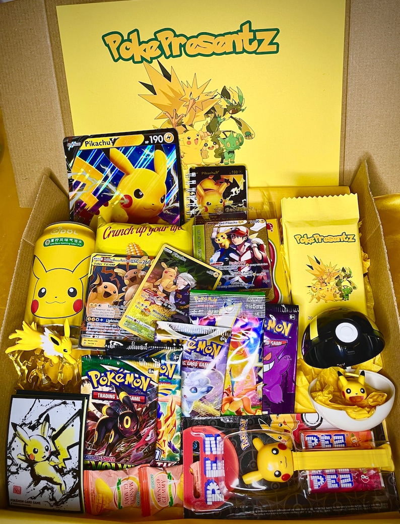 Pokemon Mystery Box Gift With Rare Cards Request Any Pokemon Theme image 7