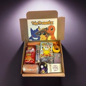 Caja de regalo Pokémon definitiva SOLICITA UN TEMA - Perfecto para coleccionistas y fanáticos