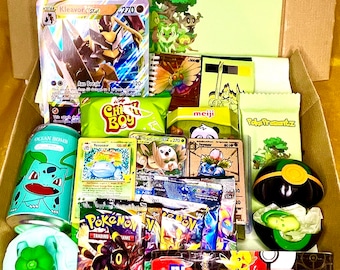 Pokemon Mystery Box Gift Grass Theme