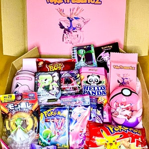 Caja misteriosa de Pokémon con temática de hadas