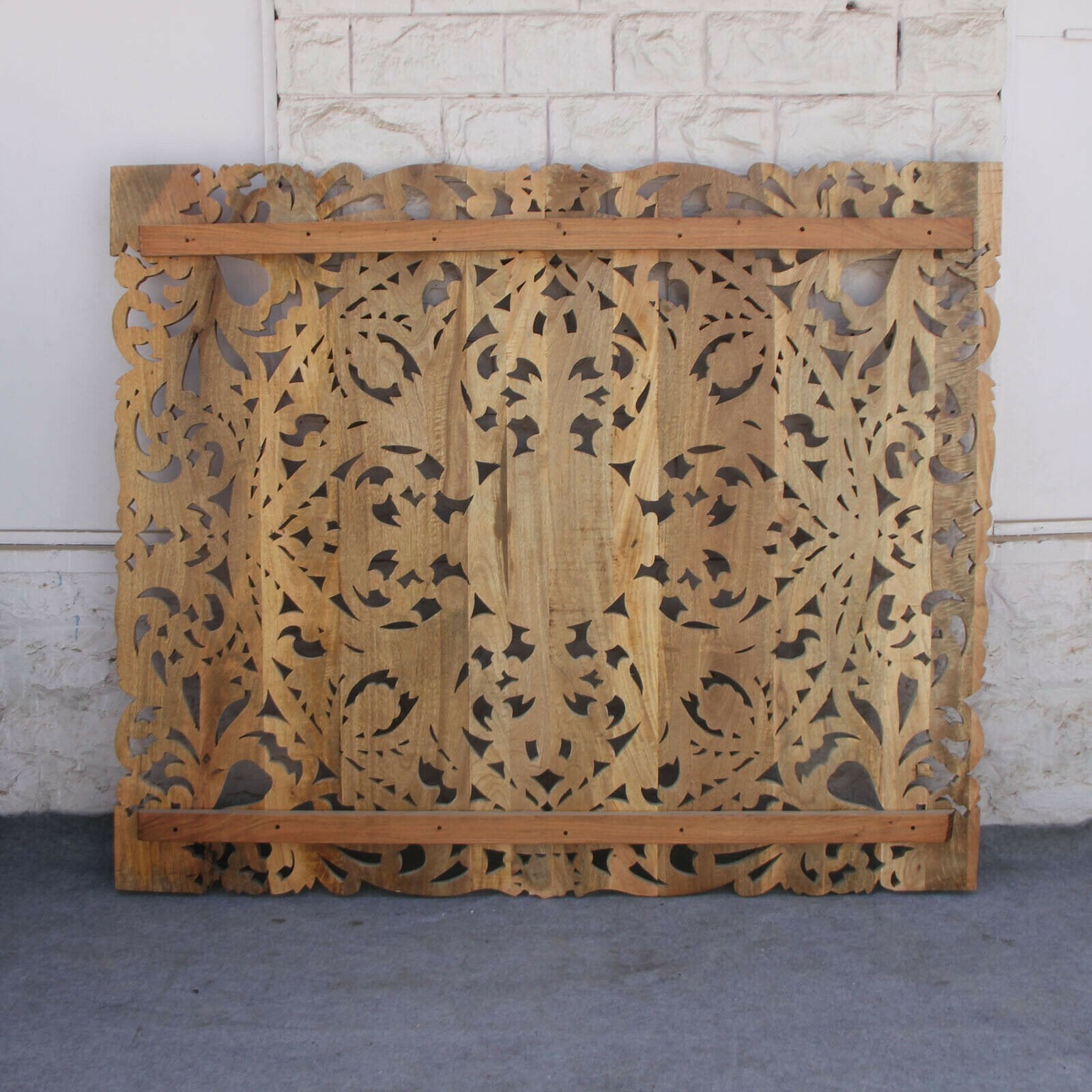 Victoria Hand Carved Wooden Wall Panel Bed Head Board Bedhead Etsy