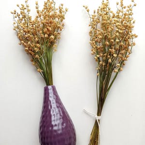 Dried lily of the valley bouquet 8-9&quot;, Beige flowers, Convallaria majalis, Real natural dried flower for wedding