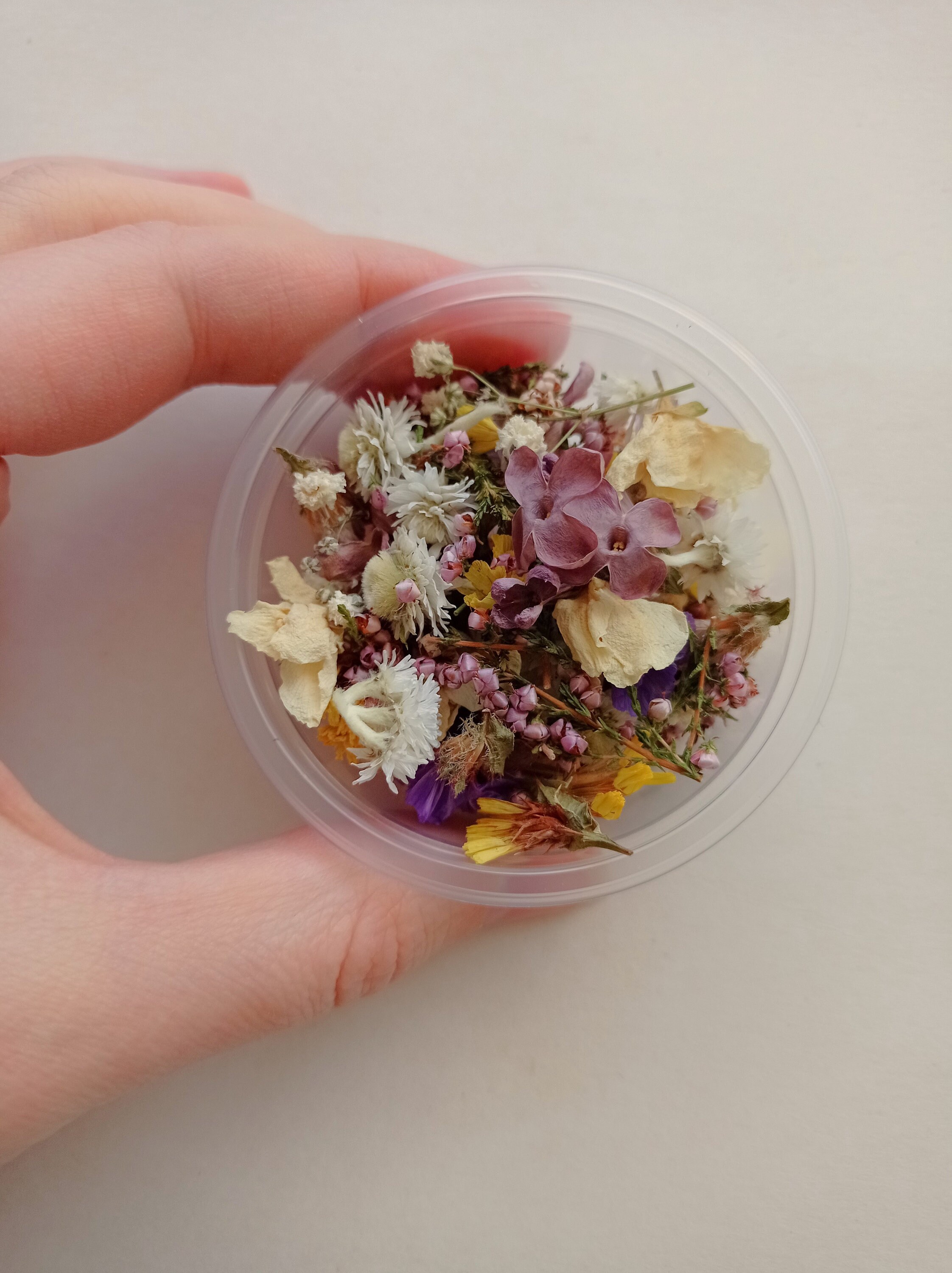 50 Fiori Secchi Gypsophila Rosa - Baby's Breath Naturale Per Candele, Resina E Artigianato - Foto 7