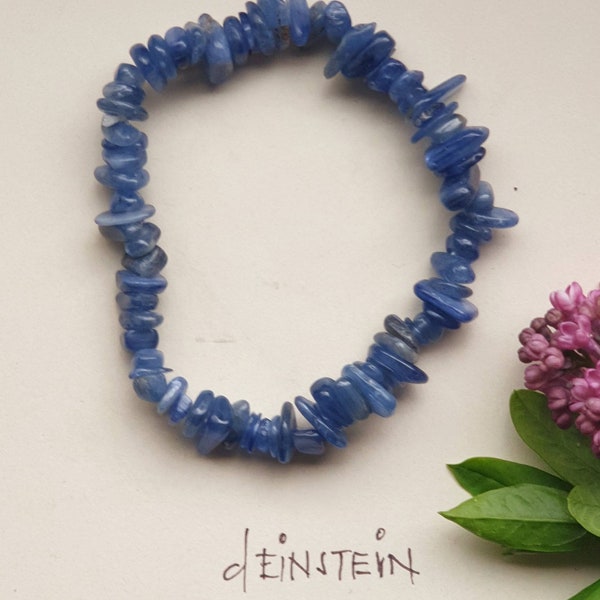 Disthen/Kyanit Edelsteinsplitter als Armband