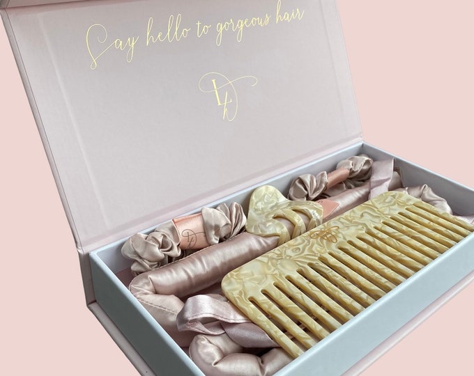 Heatless curl kit MINI SIZE Baby Pink | Heatless curls short hair | Mini Heatless Curls | Silk curl kit | Heatless styler | Hair Care Gift