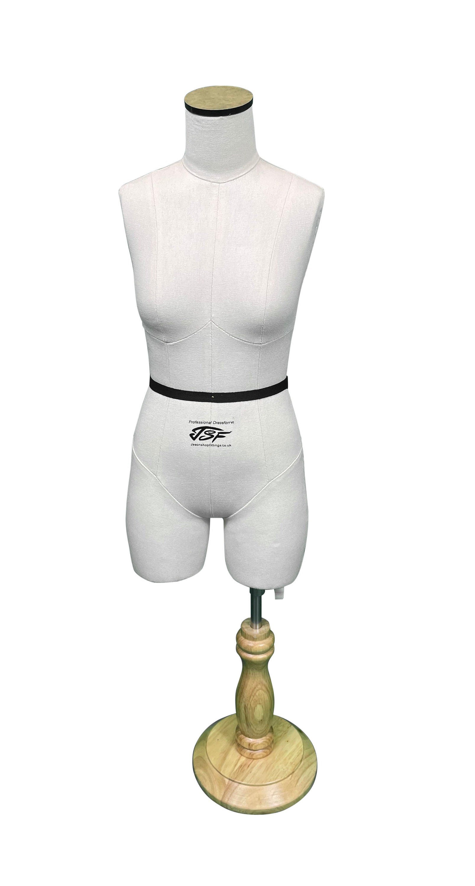 Female Half Scale Mini Dress Forms Tailors Dummy Beige NOT ADULT Size