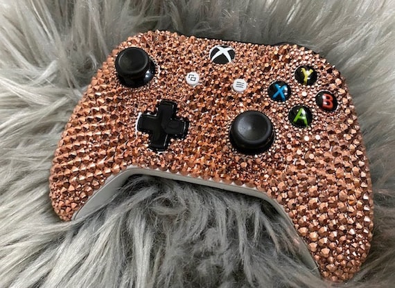 Custom Handmade Bling,glam Rhinestone Gems, Crystal Sparkly, Bedazzled  Girly Gamer Girl, Xbox/ps4,video Game Electronic Wireless Controllers 